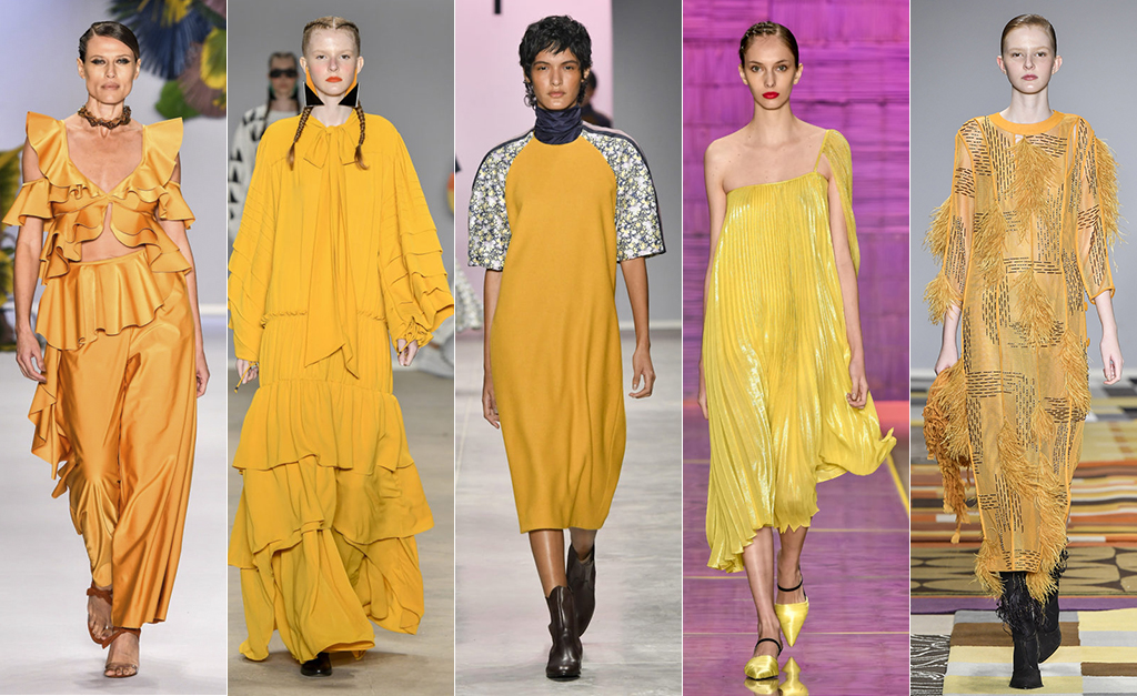 Saiba tudo sobre a cor mais quente de 2018: o amarelo iluminou a semana de moda