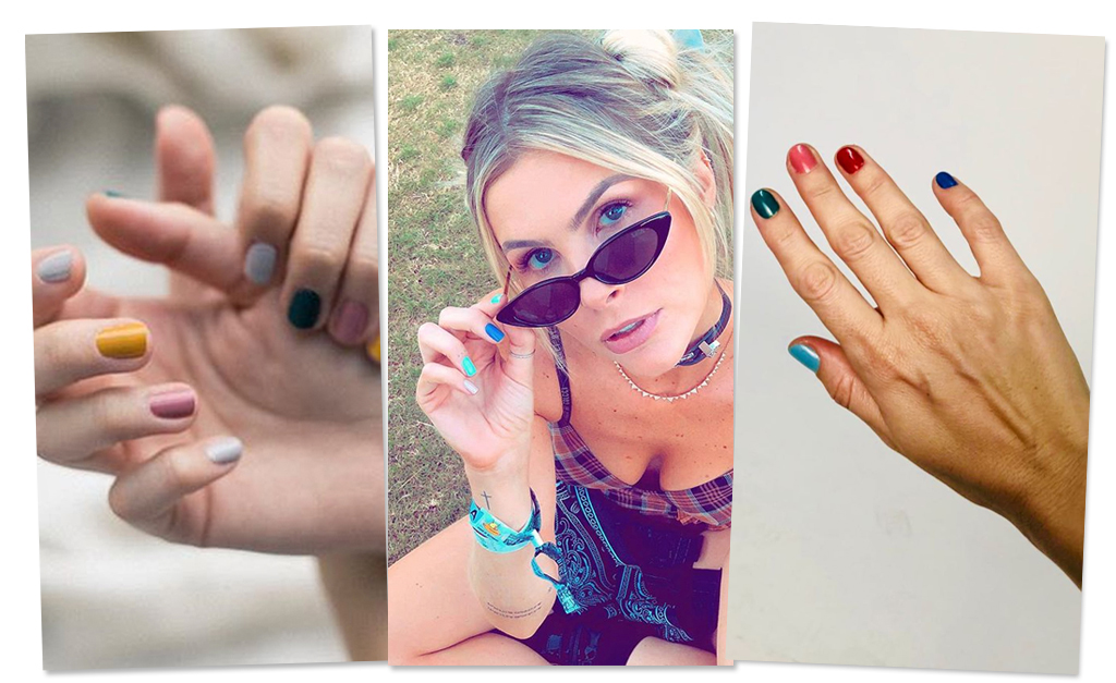 Unhas coloridas em 2018? Sim, senhora! A velha tendência que você vai querer usar de novo…