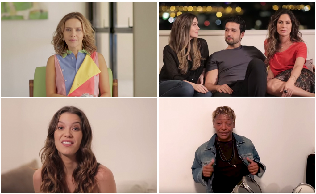 Por boa causa, artistas se unem e lançam na internet o desafio: “Pare de chupar”