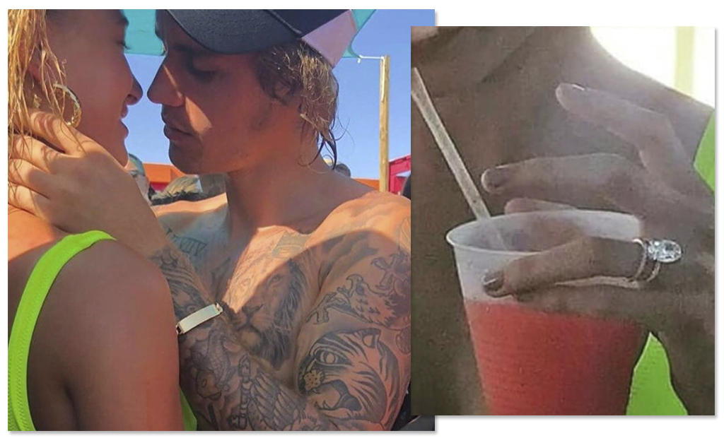 Anel de noivado de Hailey Baldwin é bem parecido com o de Blake Lively. O motivo?