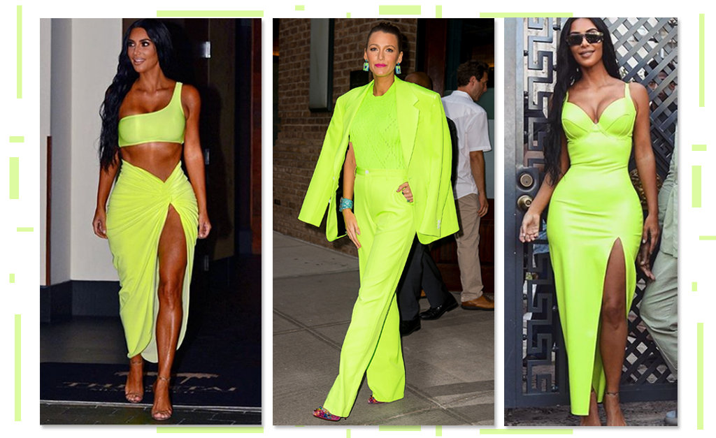 Volta do neon: Kim Kardashian e Blake Lively já aderiram à tendência