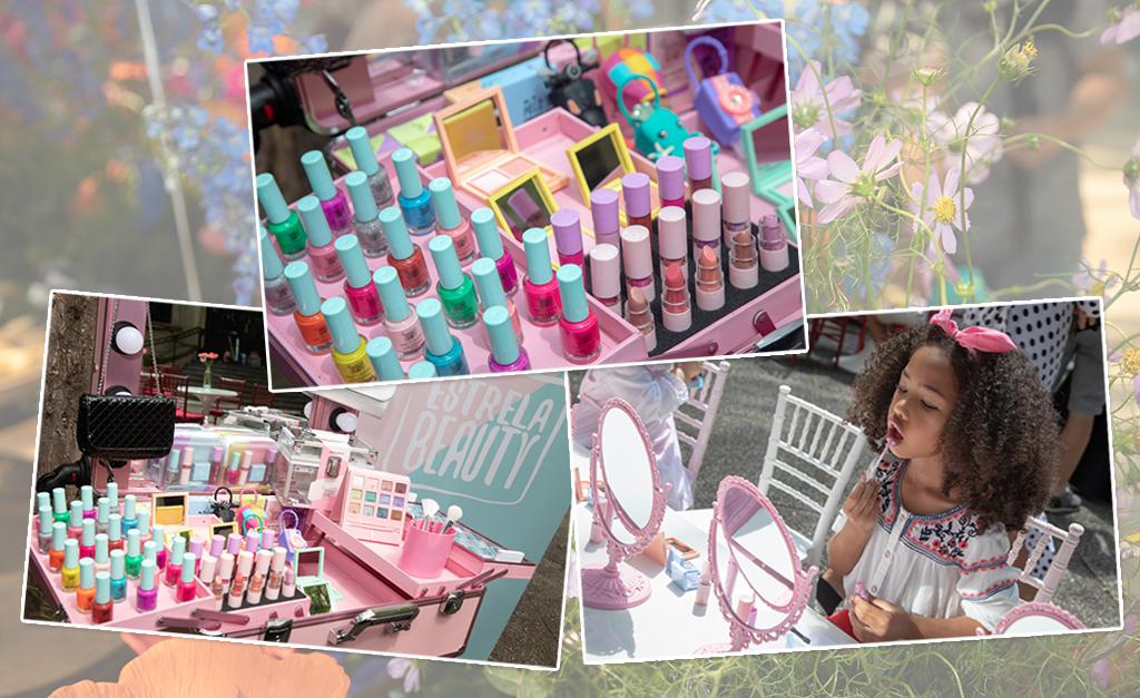 Estrela Beauty apresenta seu portfólio de makes e acessórios infantis no Piquenique Glamurama