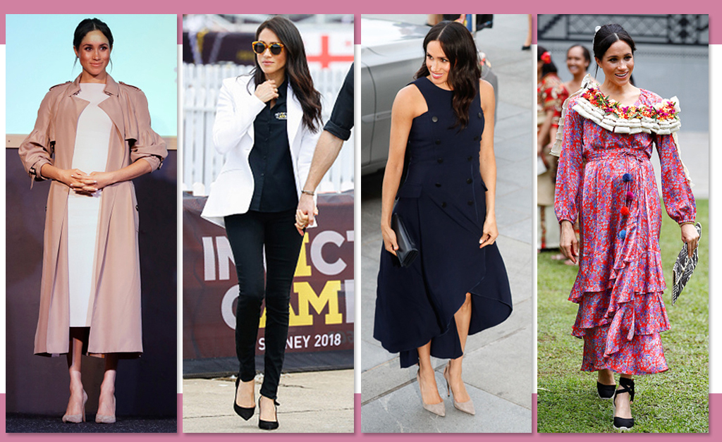Em apenas duas semanas, looks de Meghan Markle ultrapassam valor de um ano de Kate Middleton