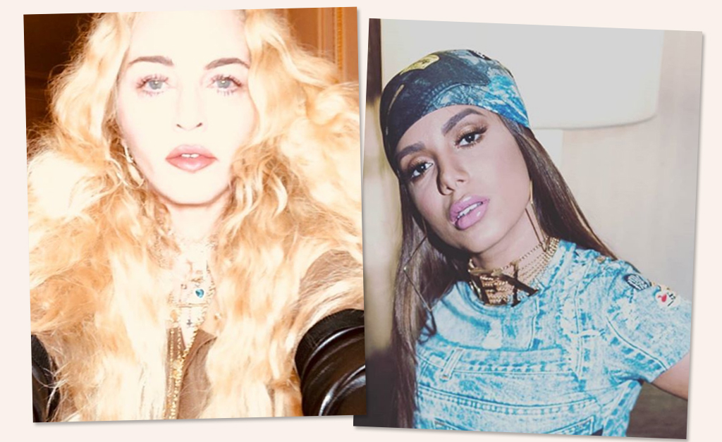 Anitta + Maddona em futura parceria musical? Parece que sim. Siga as pistas…