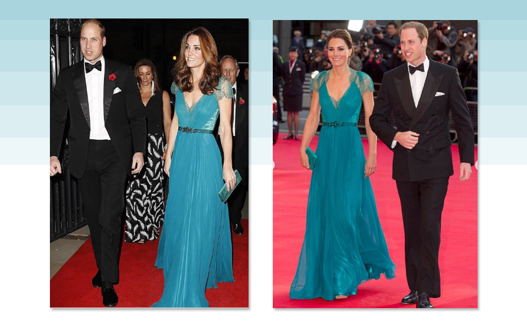 Kate Middleton repete vestido e acessórios usados há seis anos. Chiqueria pura!