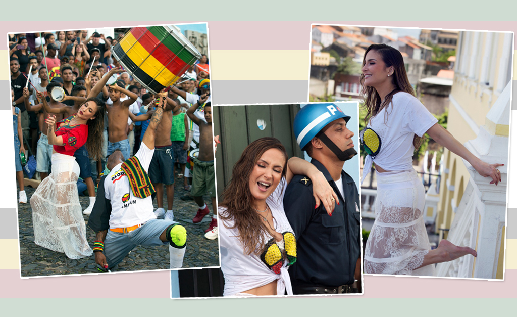 Claudia Leitte lança samba reggae “Saudade” com participação de Olodum e do rapper Hungria