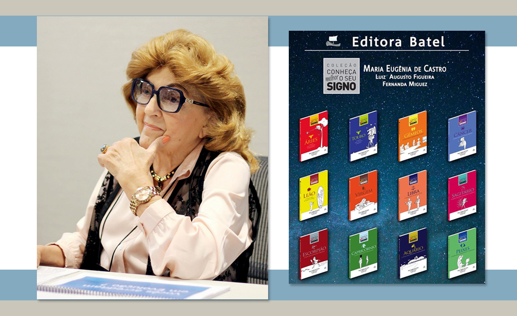 Maria Eugênia de Castro se prepara para lançar livro sobre os signos do zodíaco