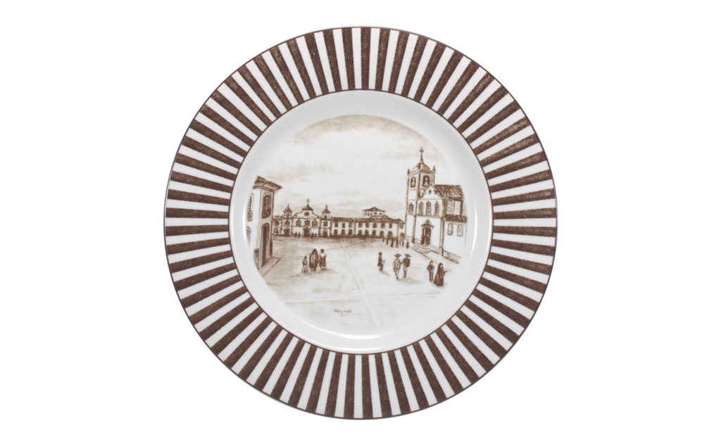 Desejo do Dia: prato Pátio do Colégio by Porcelana Schmidt no aniversário de São Paulo