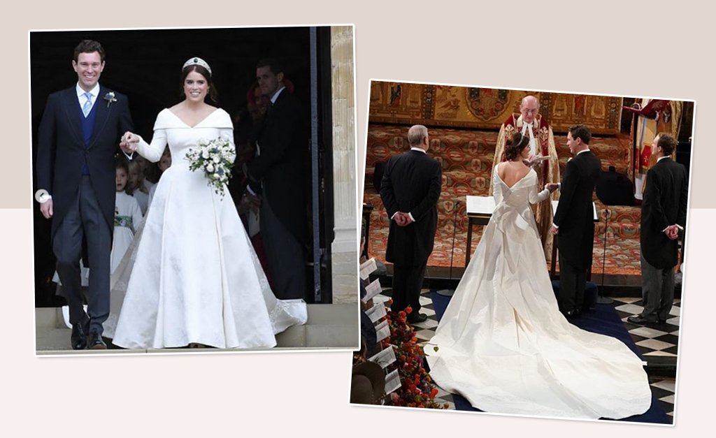 Looks usados pela princesa Eugenie e Jack Brooksbank em sua subida ao altar serão expostos ao público