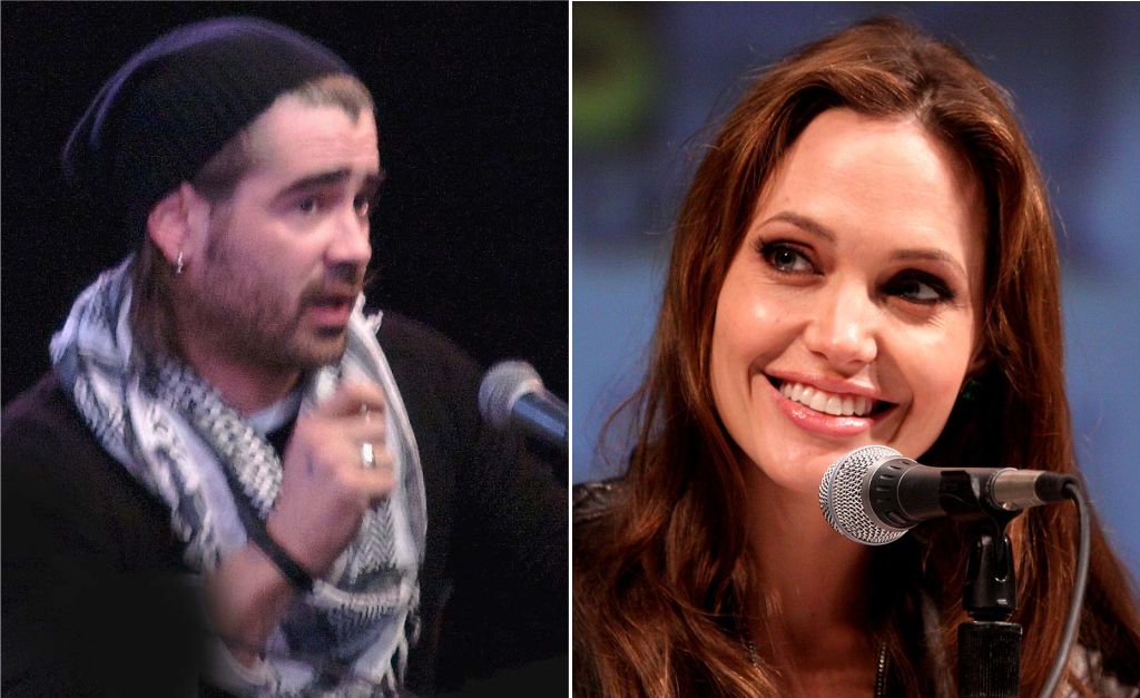 Zunzunzum em Hollywood: o comentário por lá é que Angelina e Colin Farrell estão se conhecendo melhor