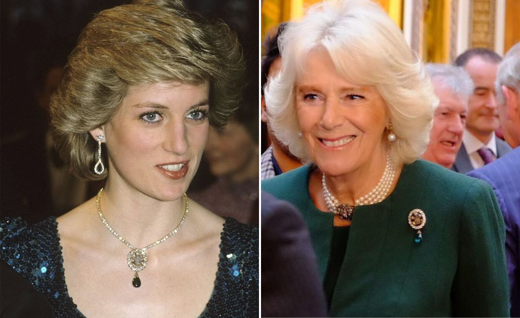 Camilla Parker-Bowles surge com mesmo broche já usado pela princesa Diana, e há uma mensagem por trás disso