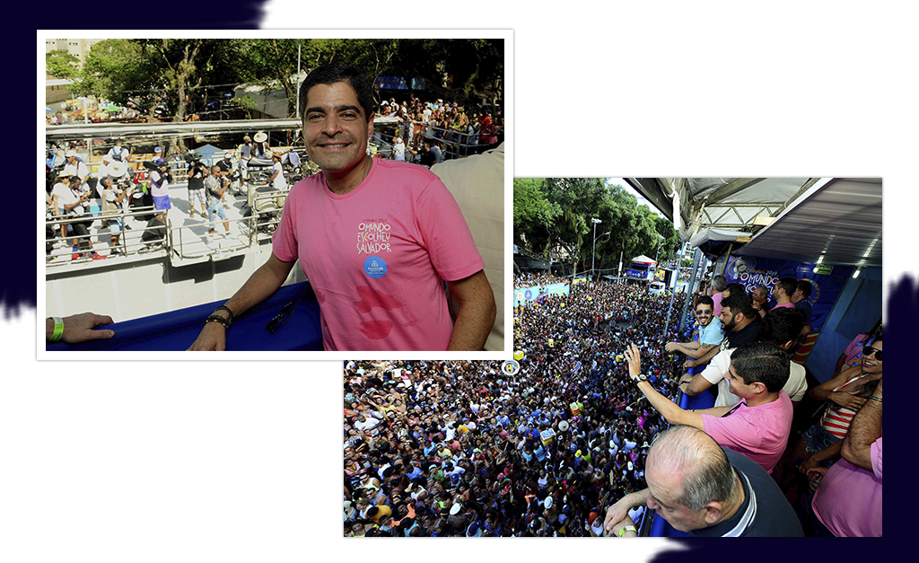 O prefeito ACM Neto acompanha Carnaval no Campo Grande neste domingo