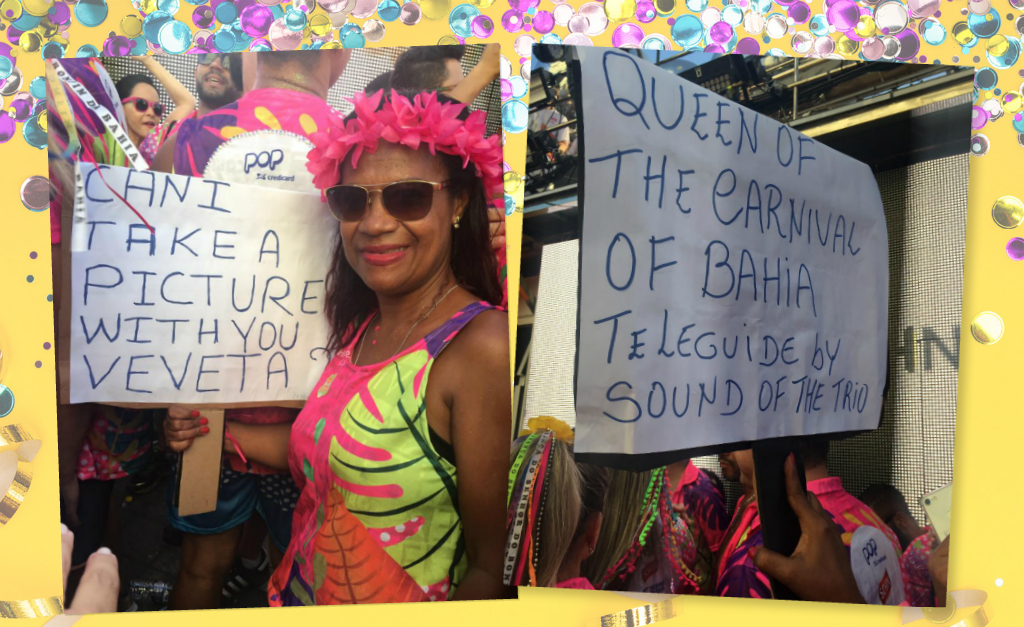 Professora “follow” Ivete Sangalo em busca de uma foto e fica famosa no bloco da cantora… À história!