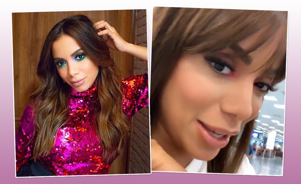 Anitta muda o visual e adere à franja e comprimento mais curtos em viagem para L.A. Será para o 5 de abril?