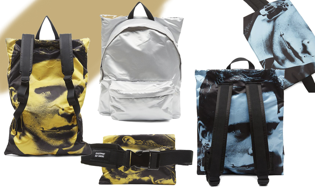 Desejo do dia: As bolsas e mochilas da parceria entre East Pak e Raf Simons à venda na Liberty London