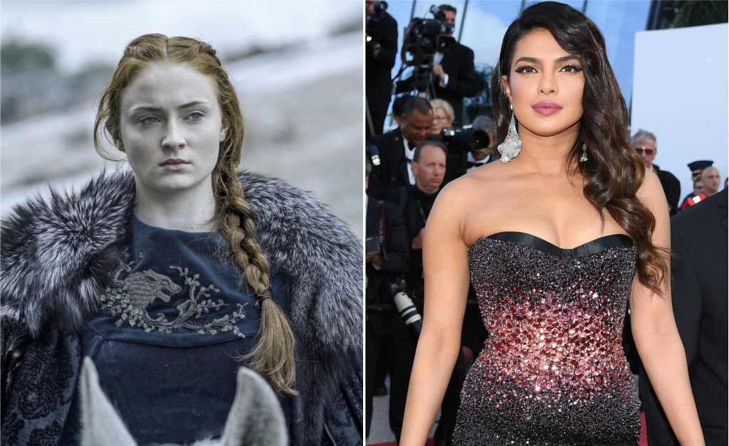Priyanka Chopra afirma que não pergunta nadinha sobre “Game of Thrones” para a cunhada Sophie Turner