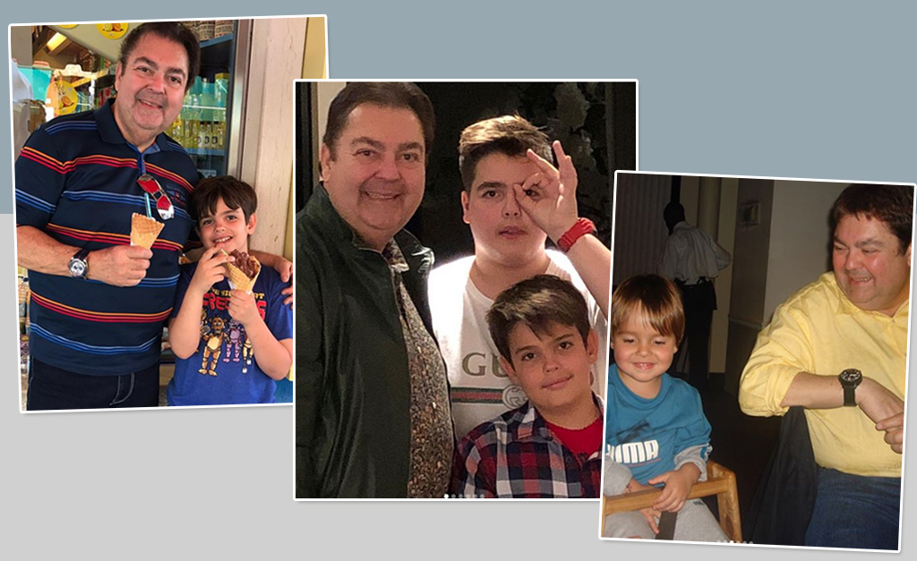 Luciana Cardoso antecipa #tbt e relembra momentos de Faustão com os filhos: “Meus três mosqueteiros”