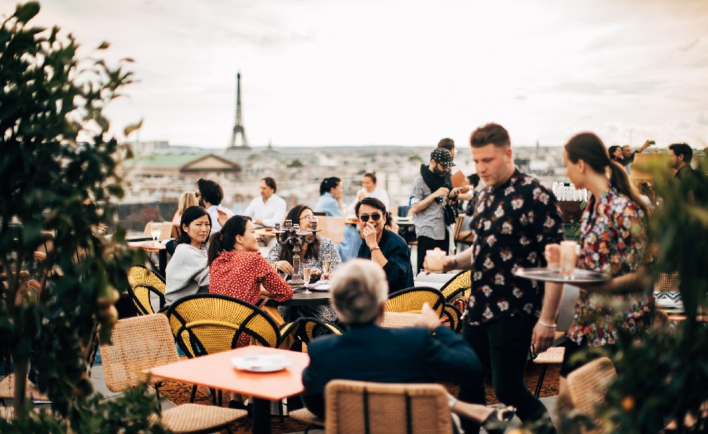 Novo point descolado de Paris é o restô vegano que fica no terraço da Galeries Lafayette