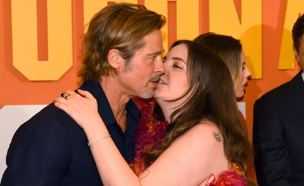 Lena Dunham tenta roubar beijo de Brad Pitt na première londrina de “Era Uma Vez em Hollywood” e se dá mal