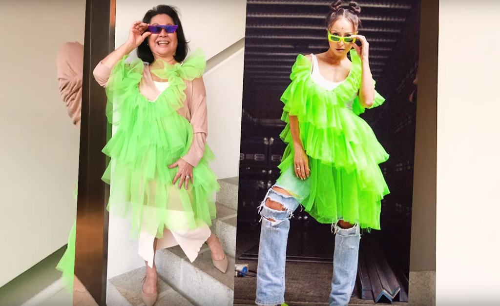 Durante as férias de Sabrina Sato, Dona Kika invadiu o closet da filha e agora mostra tudo em seu canal do youtube