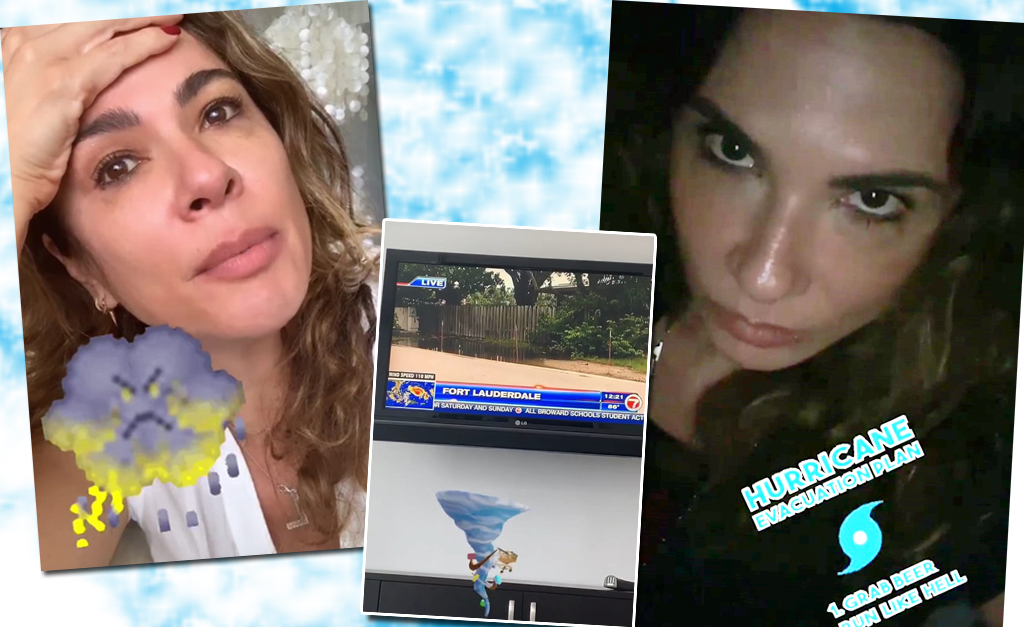 Luciana Gimenez está em Miami e desabafa sobre a chegada do furacão Dorian: “Acho que teremos que sair de emergência”