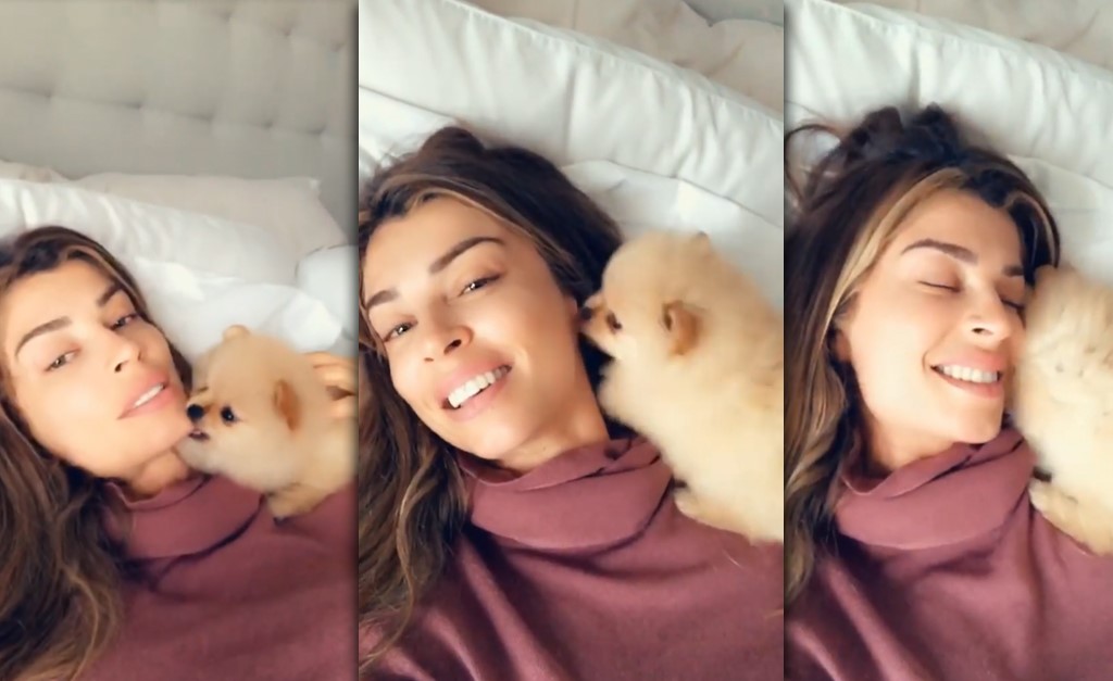 “Ela me pegou de um jeito a ponto de atrasar meu dia de trabalho”, conta Grazi Massafera, a nova mãe de pet do pedaço