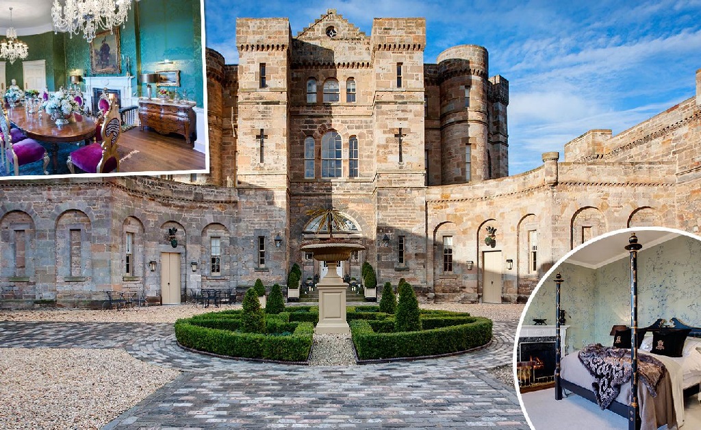 Castelo histórico da Escócia que serviu de refúgio para a rainha Mary é colocado à venda pela segunda vez em 230 anos