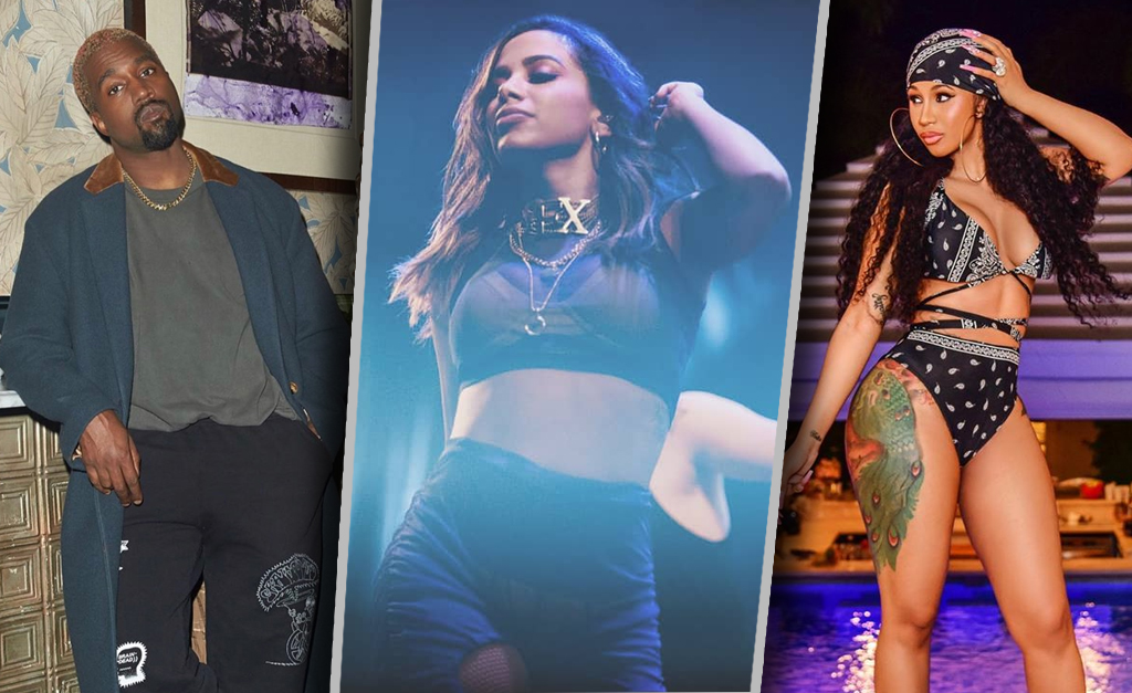 Queria agradecer a mim! Anitta e Kanye West lideram a lista de celebs com autoestima elevada. Quem mais?