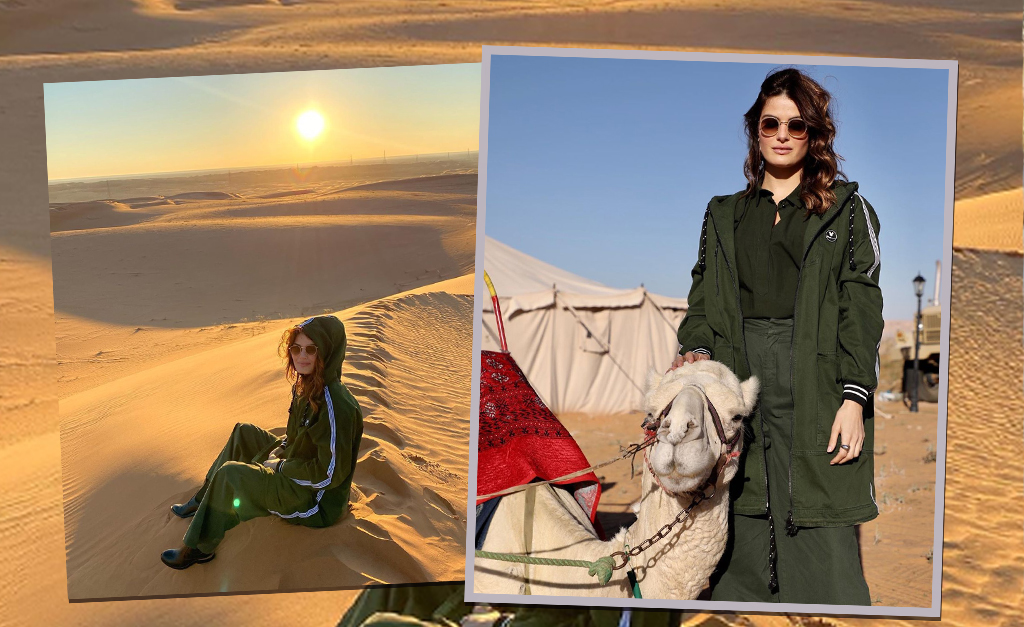 Isabeli Fontana faz foto montada em camelo e Di Ferrero diz que queria estar no lugar do animal. Ui!