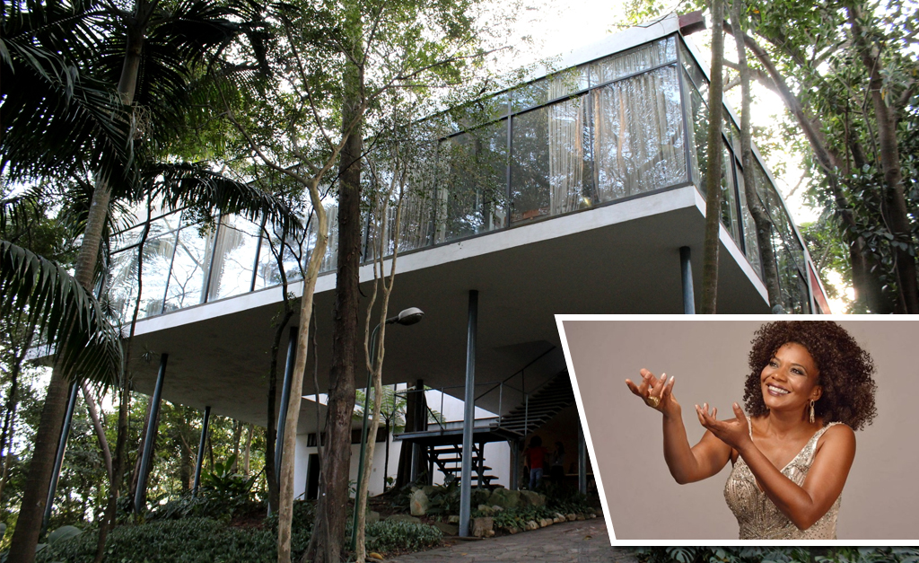 Para comemorar o aniversário de São Paulo, o Instituto Bardi traz apresentação especial de Margareth Menezes na Casa de Vidro