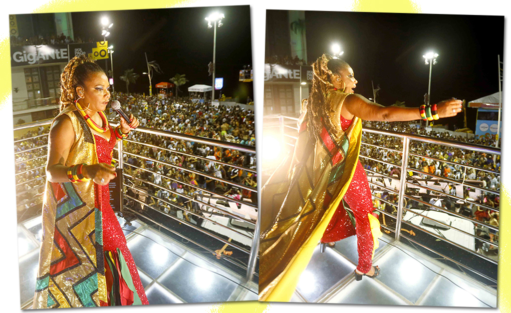 Play para conferir os melhores momentos do trio de Margareth Menezes que homenageou os 40 anos do Olodum