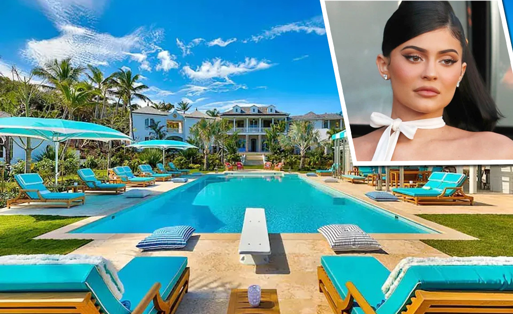 Kylie e Kendall Jenner curtem dias de ‘dolce far niente’ nas Bahamas em luxuoso château de R$ 67 mil por dia