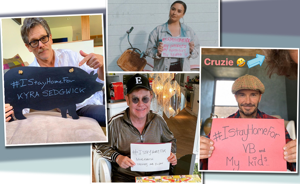 Kevin Bacon reúne celebs como David Beckham e Elton John em desafio de isolamento social