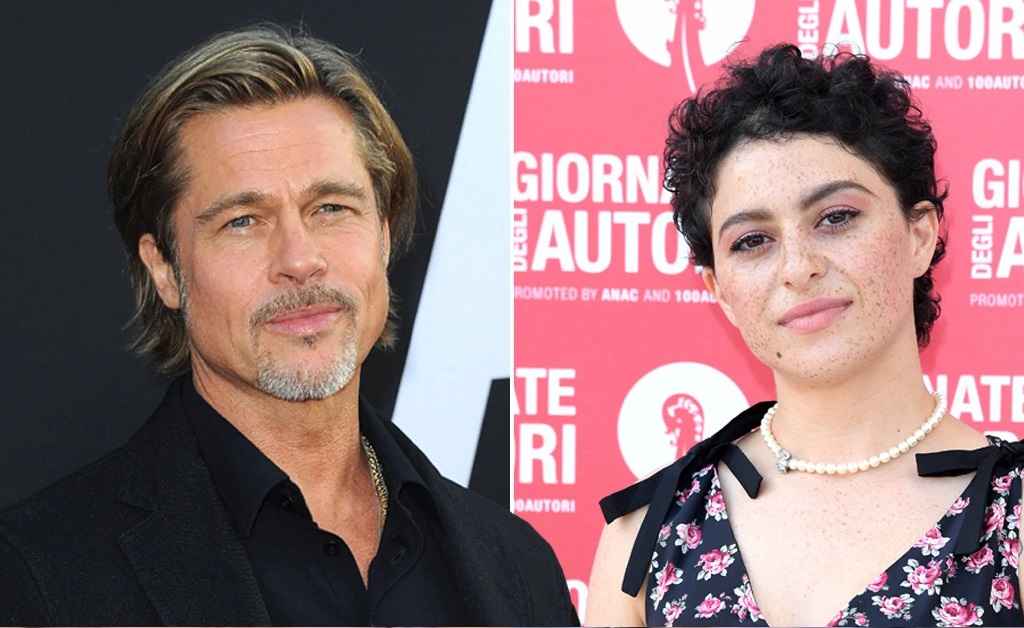 Vizinho das ex Jen Aniston e Angelina Jolie, Brad Pitt só quer saber de comer pizza com uma certa atriz de 30 anos