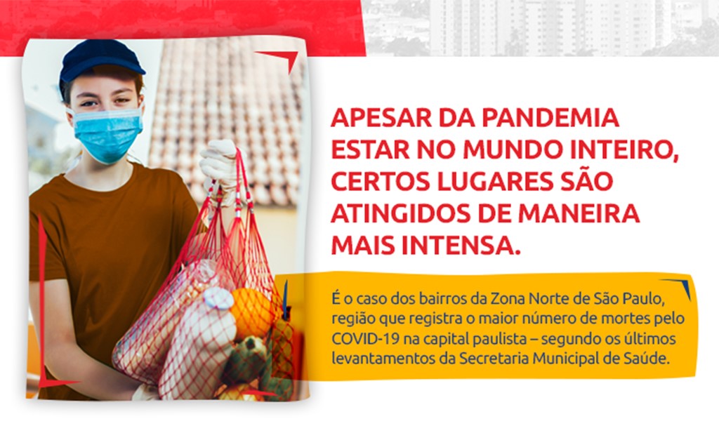 Ação Juntos Pela ZN contra a Covid-19 organizada pelo Grupo Baumgart visa ajudar uma das regiões mais afetadas pela pandemia
