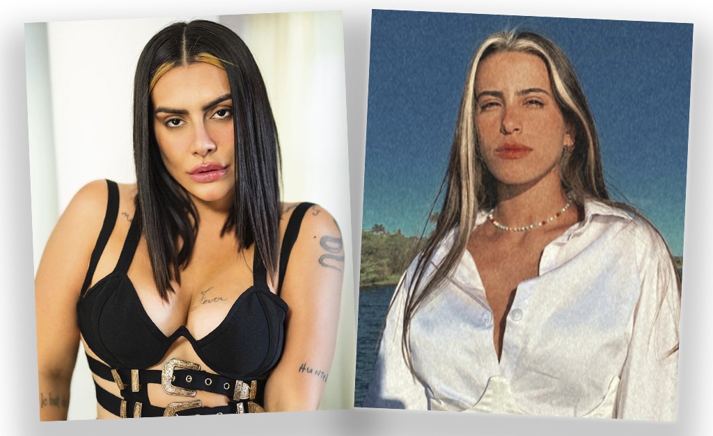 Irmãs Cleo e Ana Morais apostam em visual hit dos anos 90: franjas descoloridas. Que tal?