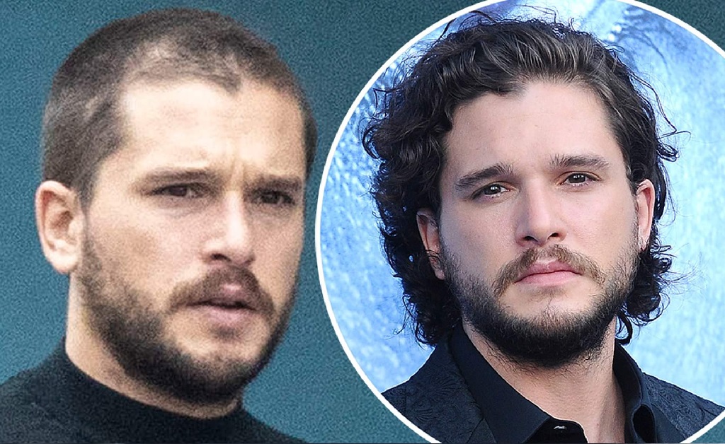Sem ser visto em público desde fevereiro, Kit Harington reaparece em Londres com um novo corte de cabelo