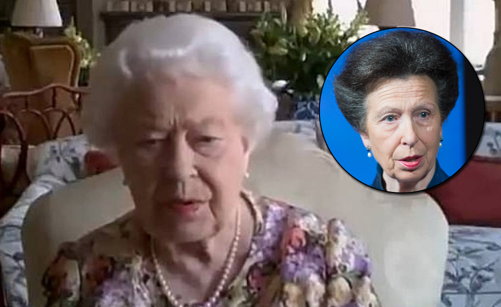 Vem ver a princesa Anne ensinando a mãe, rainha Elizabeth, a fazer videoconferência em cena tirada de documentário
