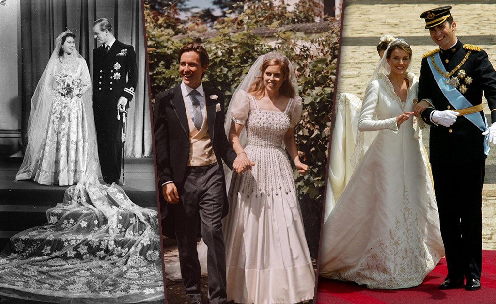 Ao contrário de Beatrice, noivas da realeza gastam e muito com seus vestidos de casamento. Glamurama lista os sete mais caros da história