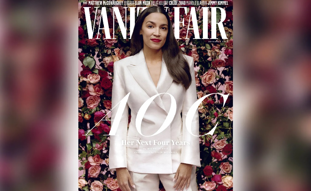 Queridinha da esquerda americana, Alexandria Ocasio-Cortez posa para revista com look de mais de R$ 80 mil