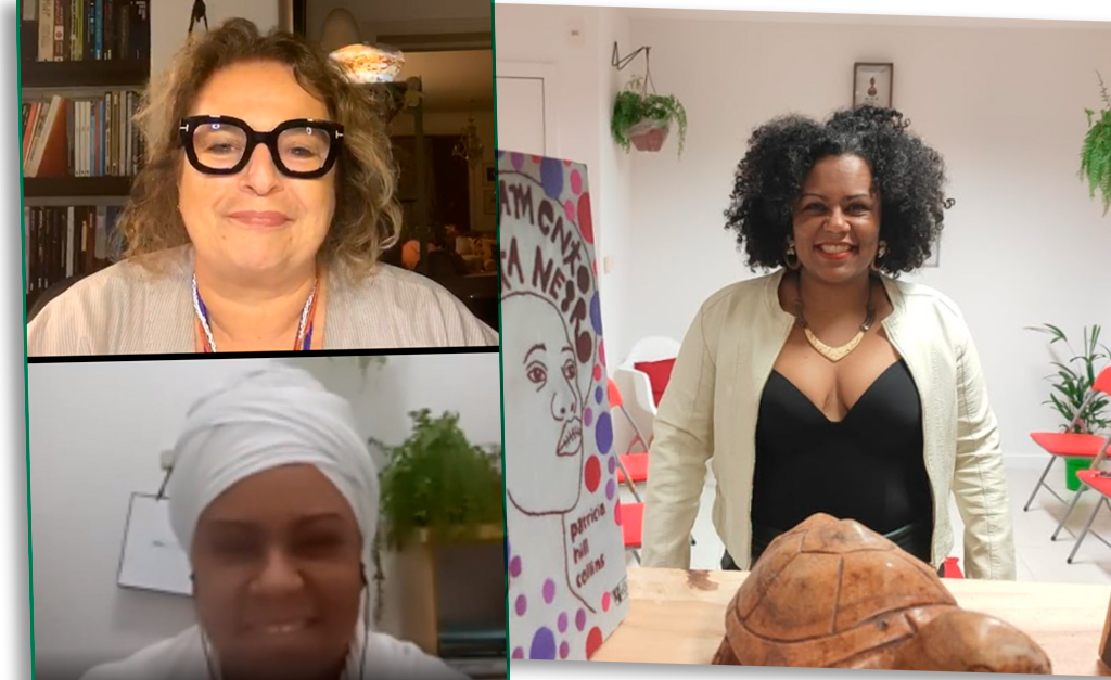 Jaqueline Conceição, criadora de instituto de pesquisa de raça e gênero, dá aula sobre antirracismo. Play!