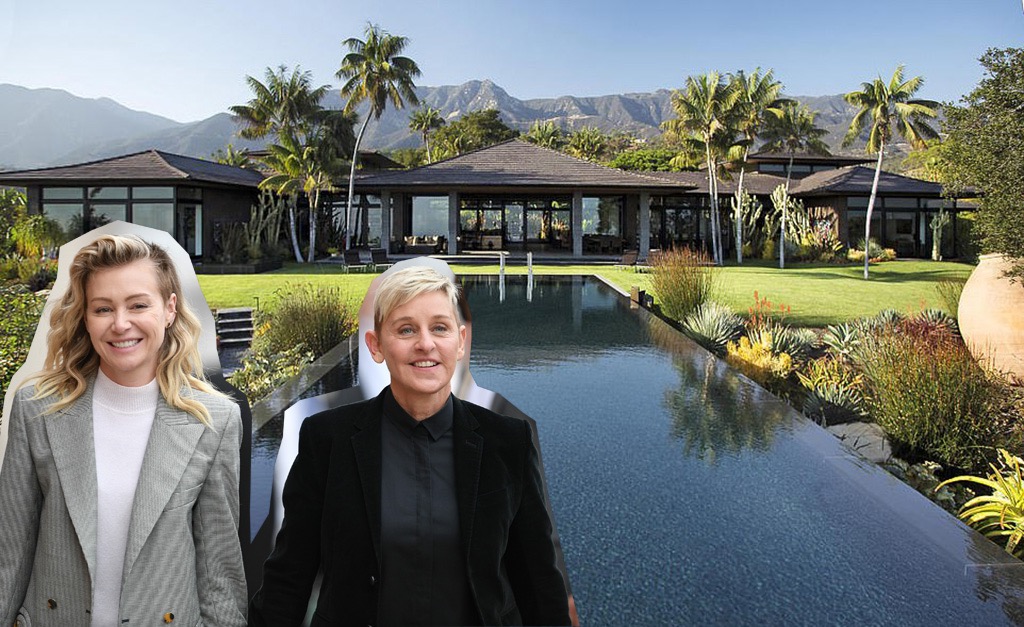 Reformado por Ellen DeGeneres e Portia de Rossia, château das duas na Califórnia é colocado à venda por R$ 225 mi