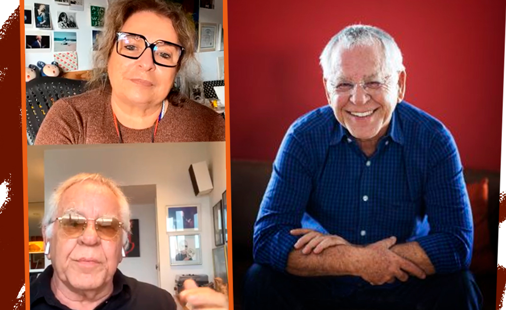 Em live, Nelson Motta abre o jogo sobre música, paixões e tempos difíceis: “Nos anos 80, minha vida foi pra lama. Estava cheirando como tamanduá humano”