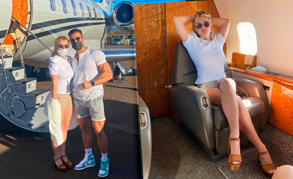 Britney Spears antecipa comemoração de seu aniversário de 39 anos e zarpa em viagem romântica com namorado