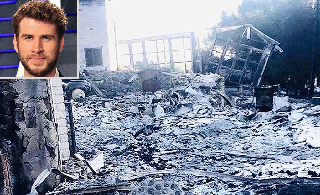 Liam Hemsworth vende o que sobrou de casa consumida pelo fogo e amarga prejuízo milionário