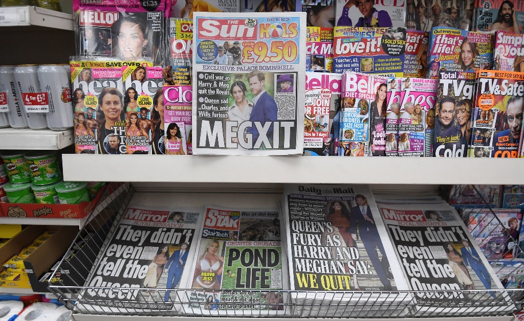 Revistas com rostos de Meghan e Harry estampados na capa estão vendendo cada vez menos no hemisfério norte