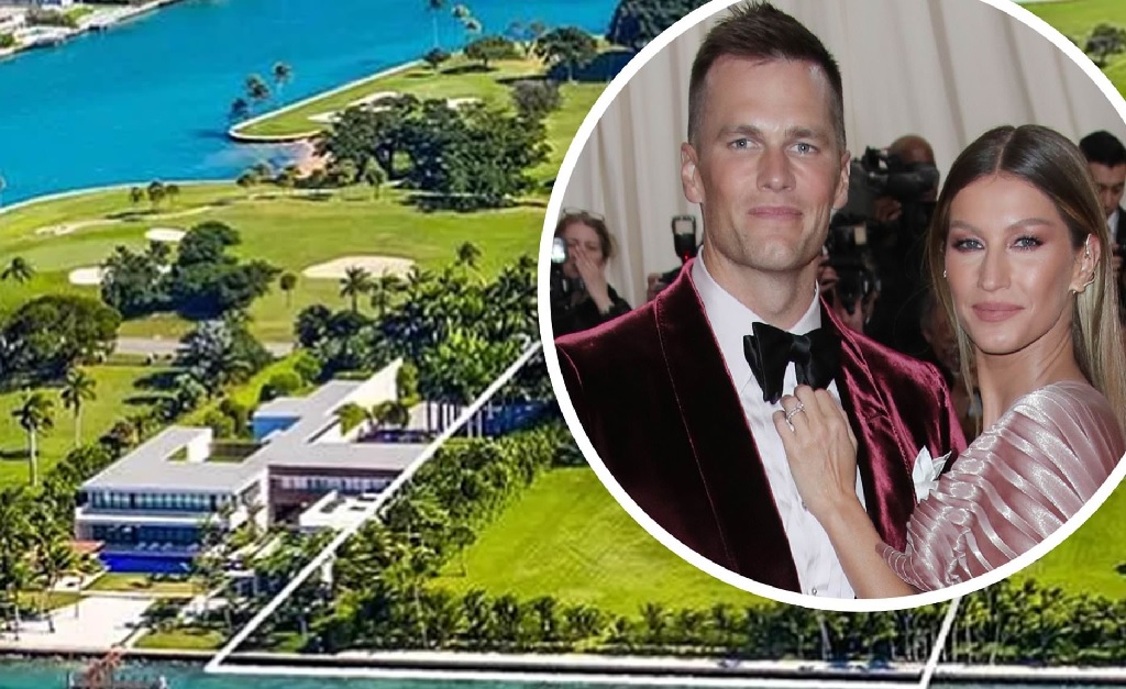 Gisele e Tom pagam mais de R$ 85 milhões por terreno localizado no ‘Bunker dos Bilionários’ de Miami