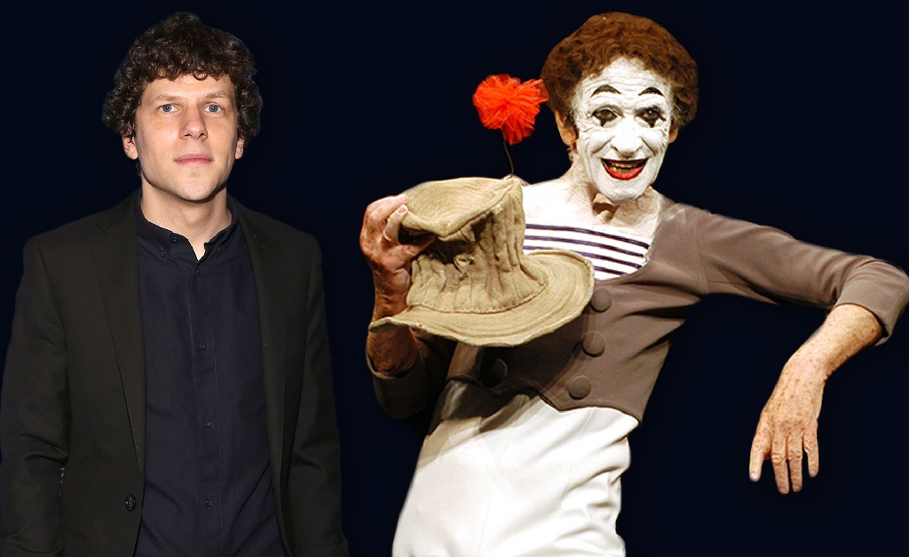 Dar vida ao lendário mímico Marcel Marceau na telona foi mais fácil que interpretar Zuckerberg, afirma Jesse Eisenberg