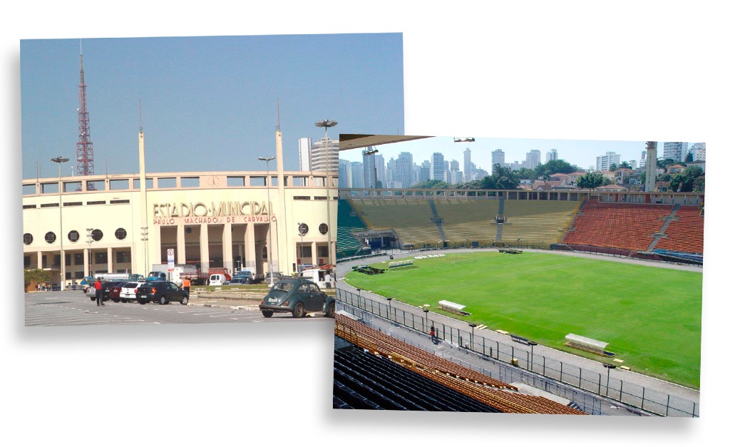 Tobogã do Estádio Pacaembu será invadido por lambe-lambe gigante assinado pelo artista francês JR