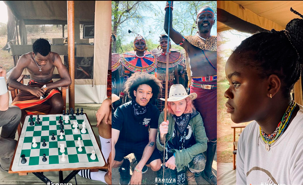 Madonna e família seguem em trip pela África, e visitam tribos no Quênia: ‘Passar um tempo com os Samburu é sempre uma honra’